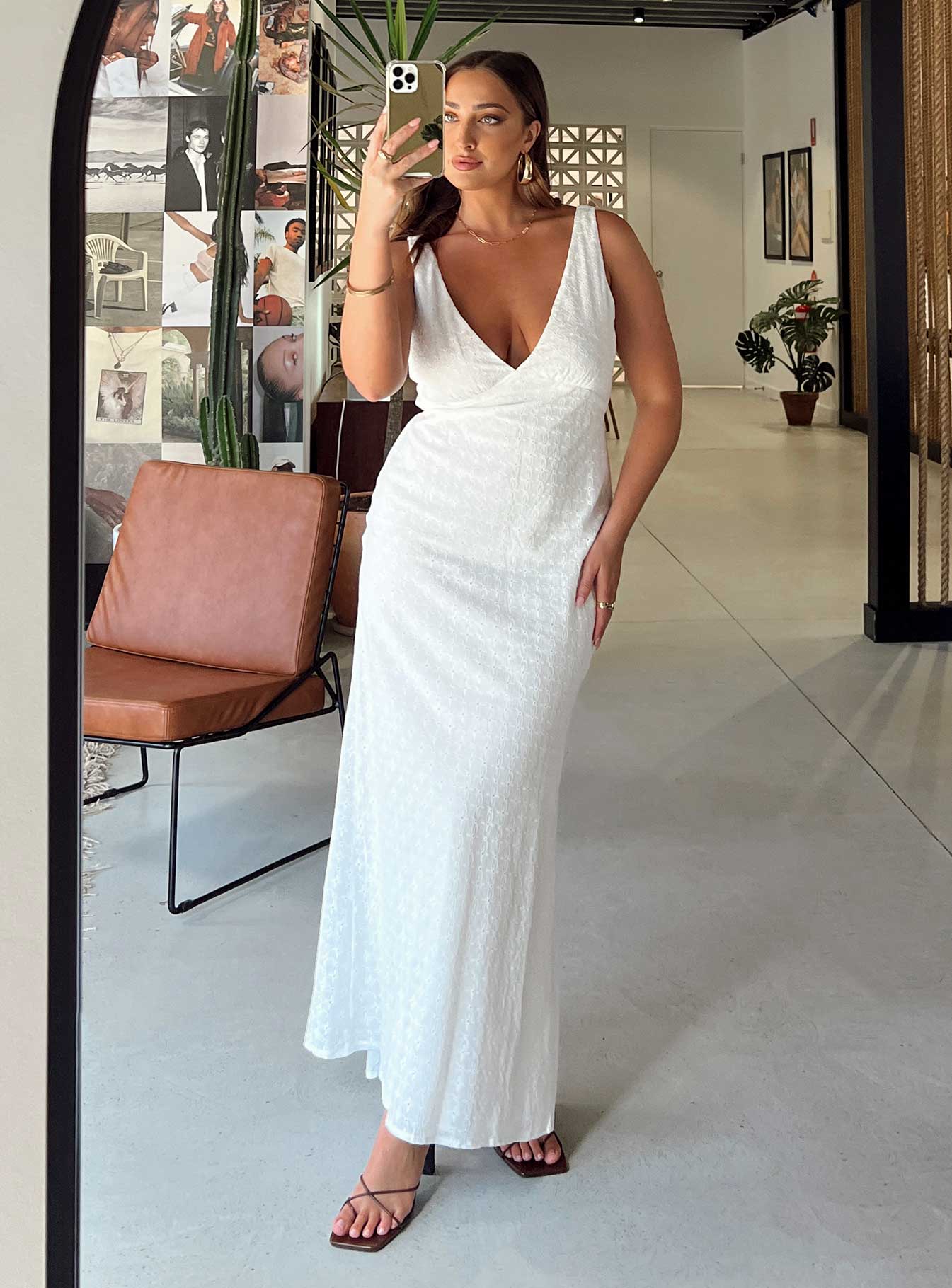 Nellie Maxi Dress White