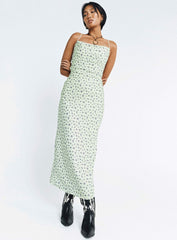 Malabar Maxi Dress Mint / Floral