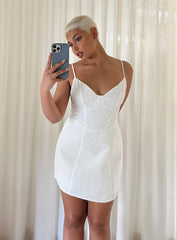 Zora Mini Dress White