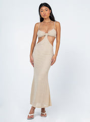 Shanni Maxi Dress Beige