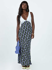 Nellie Maxi Dress Blue / Multi