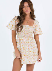 Summer Nights Mini Dress Floral Petite