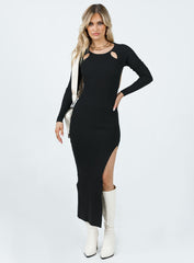 Sidney Long Sleeve Maxi Dress Black