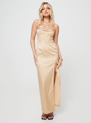 Spotlight Maxi Dress Champagne