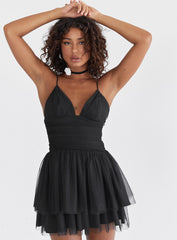 Zlatan Mini Dress Black