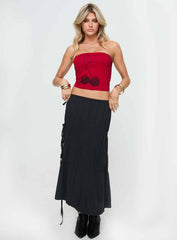 Perky Maxi Skirt Black