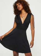 Waltz Mini Dress Black