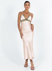 Sadelle Maxi Dress Champagne