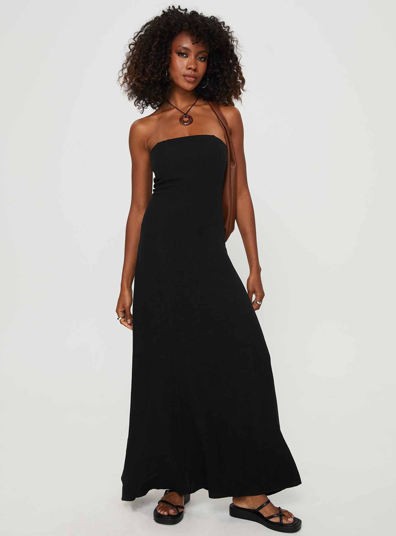 4eva Maxi Dress Black