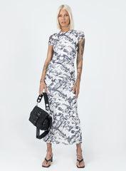 Read About It Maxi Dress Black / White