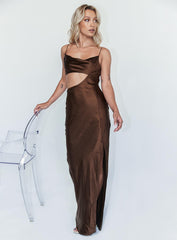 Archer Maxi Dress Brown