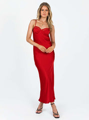 Moniz Maxi Dress Red