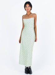 Malabar Maxi Dress Mint / Floral