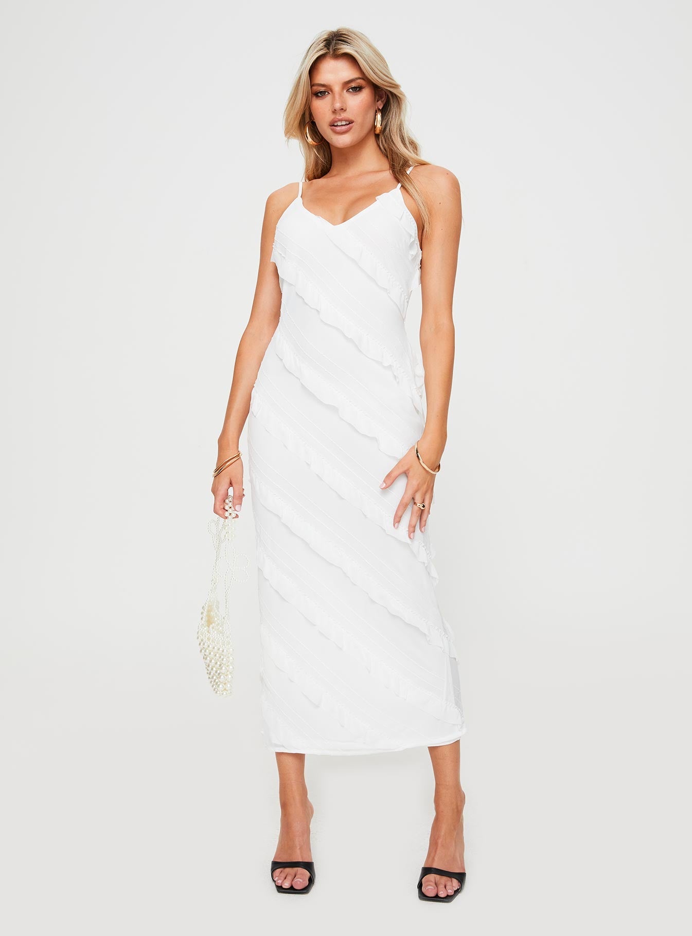 Lars Maxi Dress White