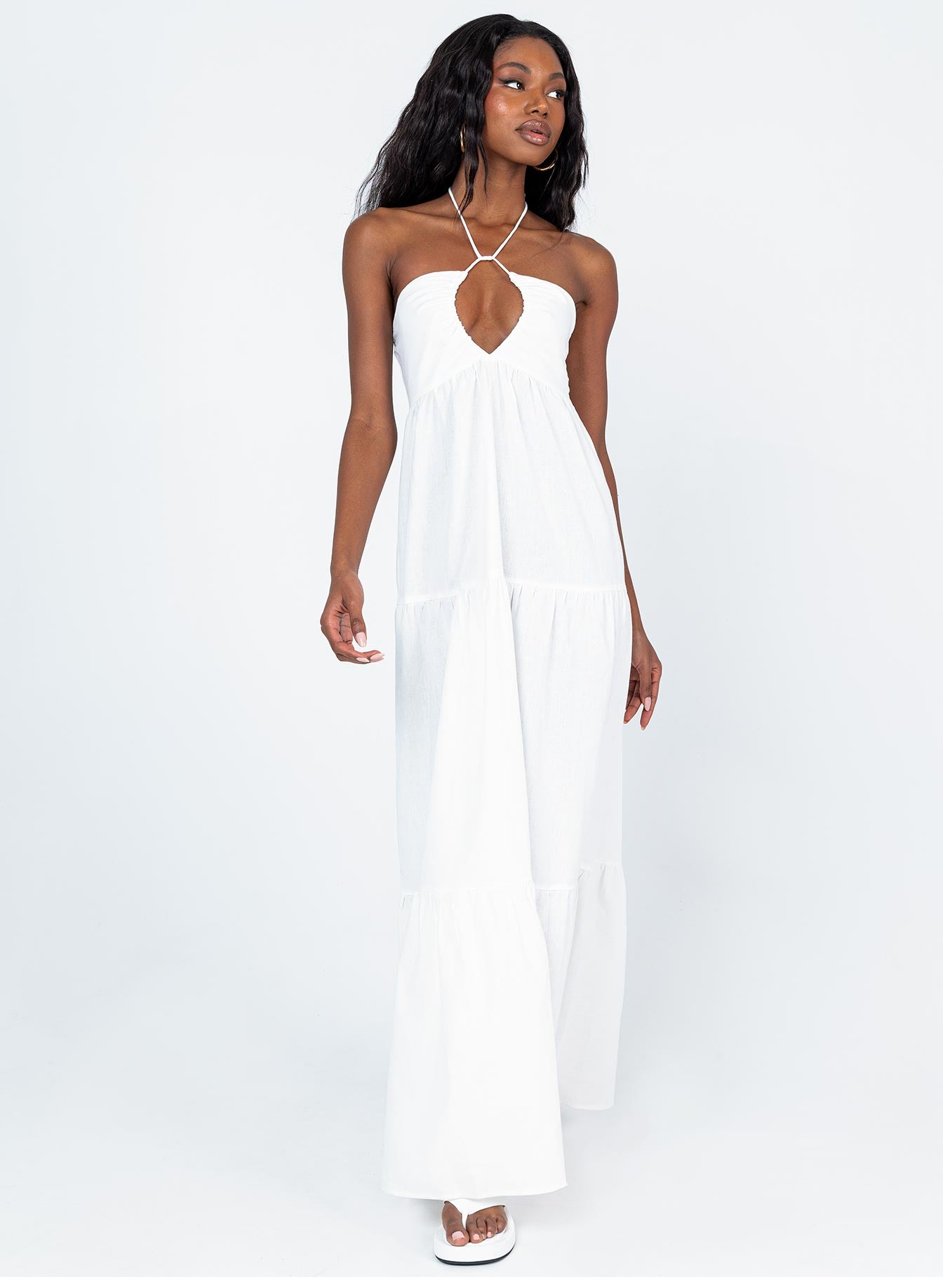 Lincoln Maxi Dress White