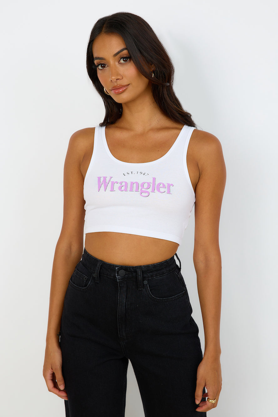 WRANGLER The Reaction Tank White Lilac