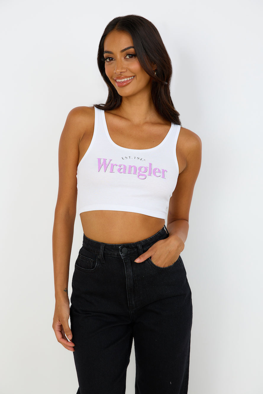 WRANGLER The Reaction Tank White Lilac