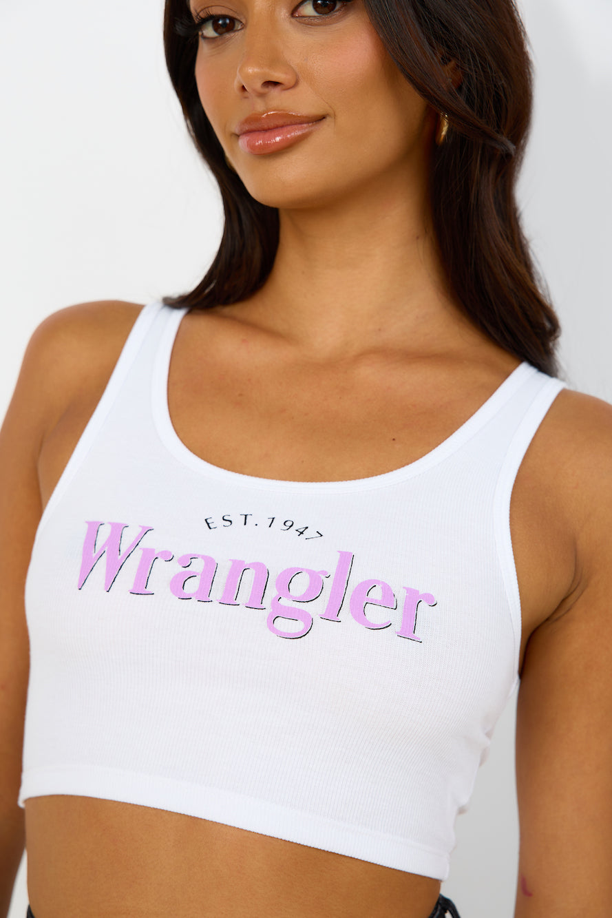 WRANGLER The Reaction Tank White Lilac