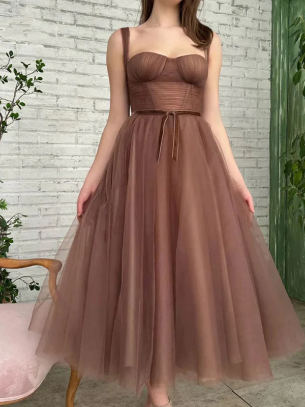 Scoop Newest 2023 Long Prom Dresses, Tea Length Evening Party Dresses, Couture Wedding Guest Dresses