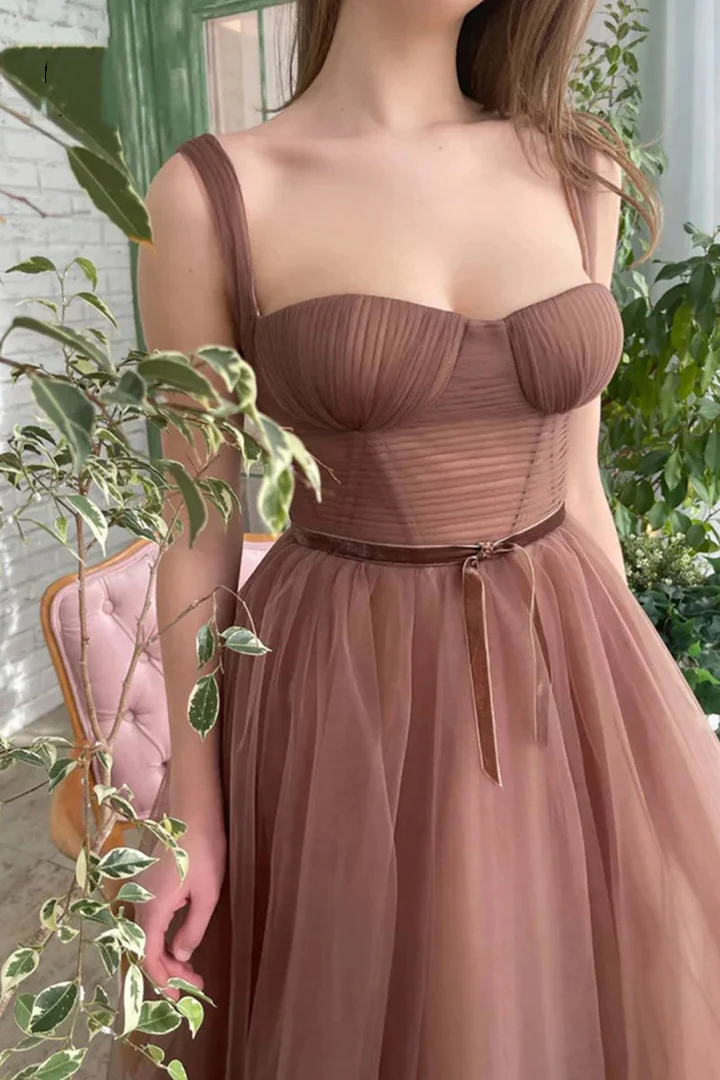 Scoop Newest 2023 Long Prom Dresses, Tea Length Evening Party Dresses, Couture Wedding Guest Dresses