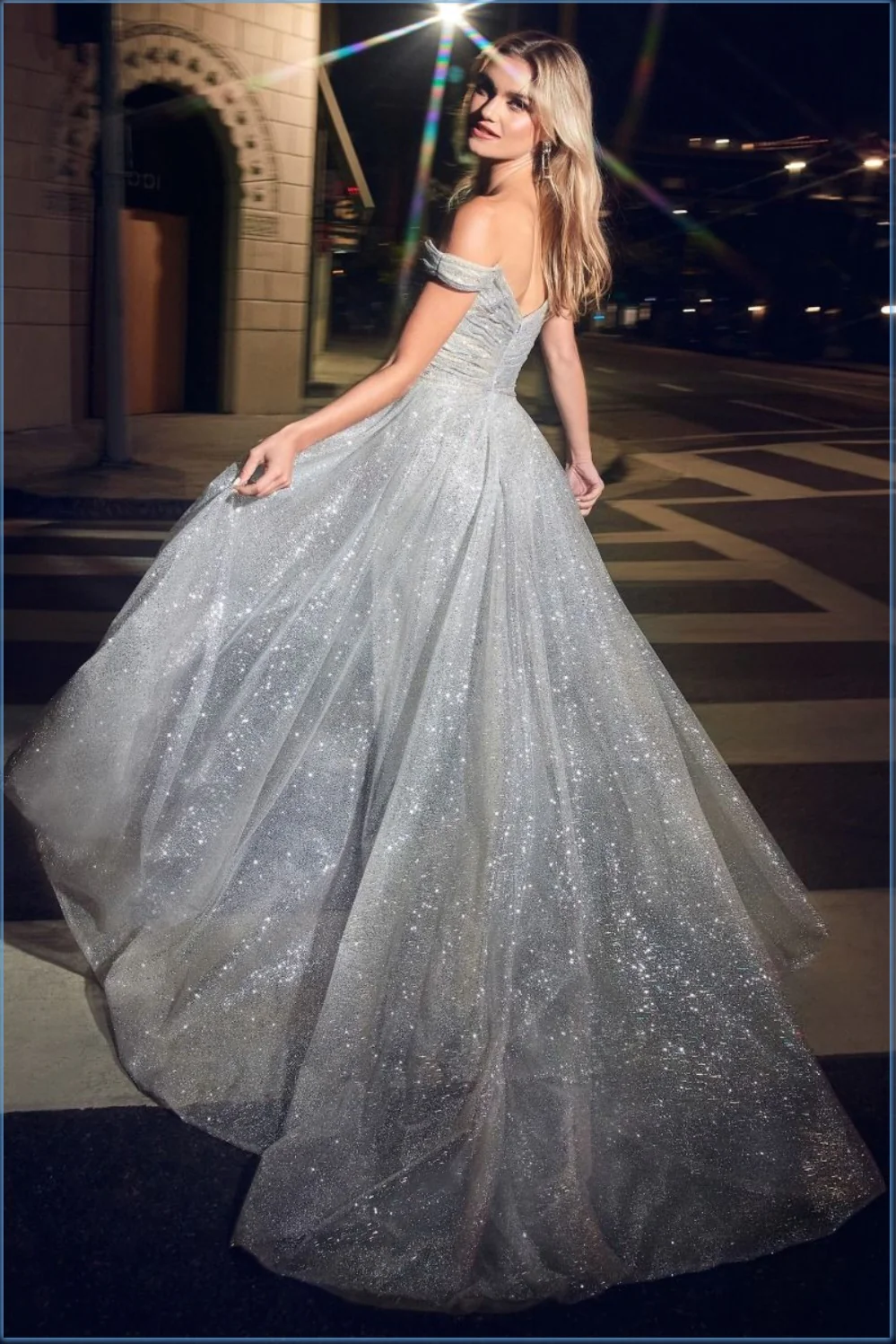 Off Shoulder Slit Wedding Dresses, Sequins Bridal Gowns, Newest 2024 Long Prom Dresses