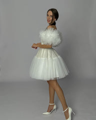 Strapless Mini Homecoming Party Dresses, Newest 2024 Prom Dresses, Lovely Short Wedding Dresses