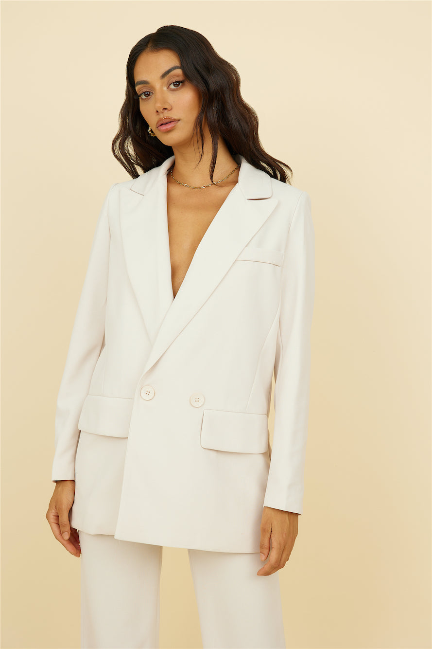 SNDYS Brooklyn Blazer Cream