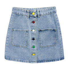 2.0 Artsy Denim Skirt