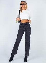 Coastline Cropped Sweater White