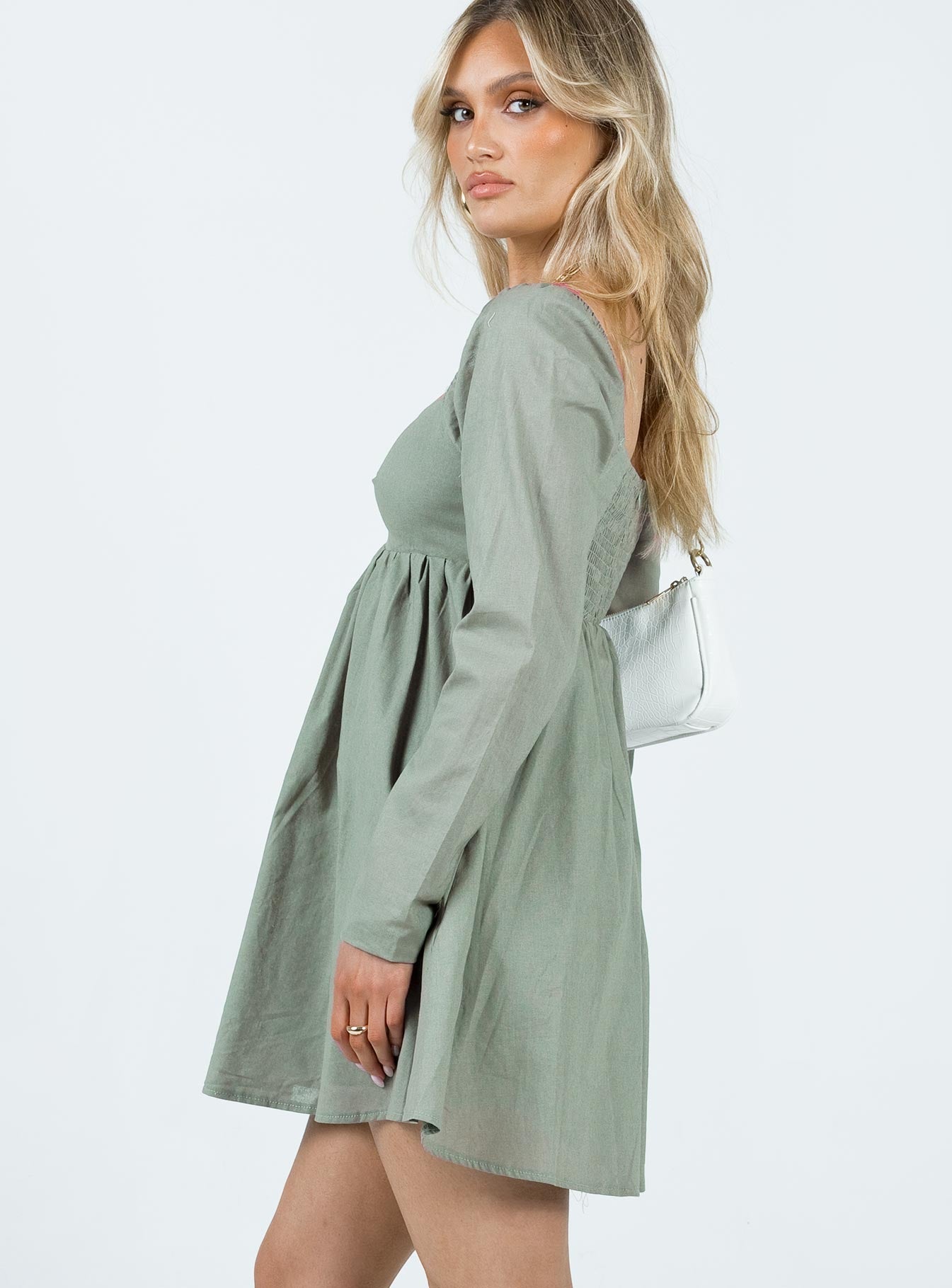 Vikki Mini Dress Sage