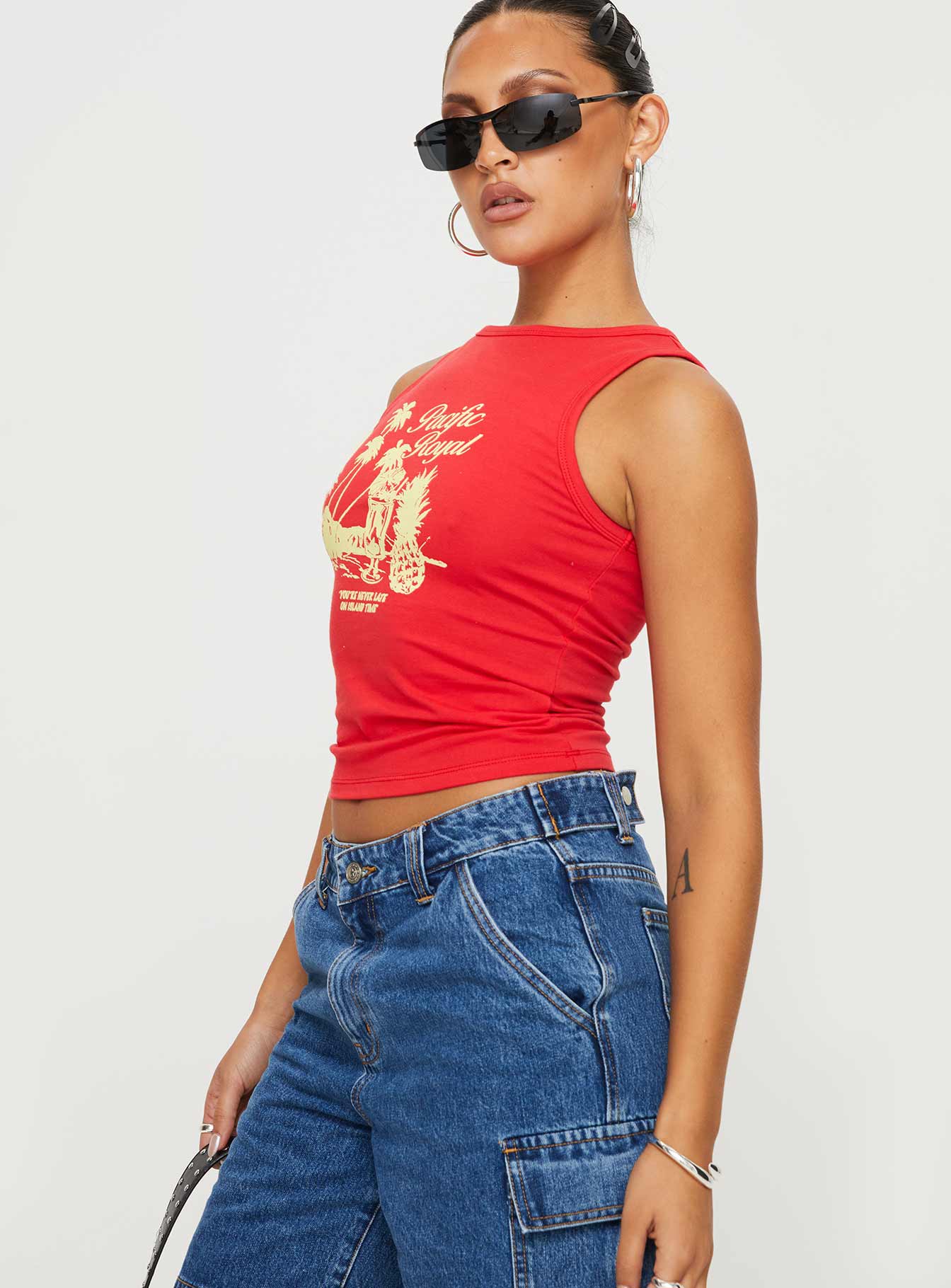 Pacific Royal Tank Top Red