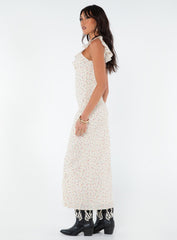 Perci Maxi Dress Pink Floral