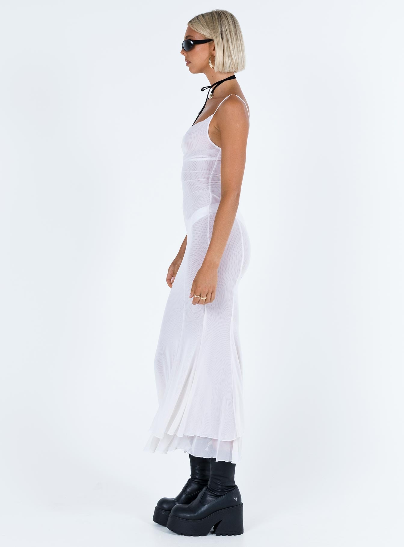 Sikora Vintage Maxi Dress White