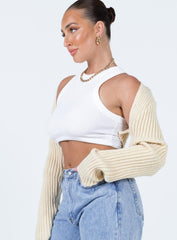 Aytan Bolero Sweater Beige