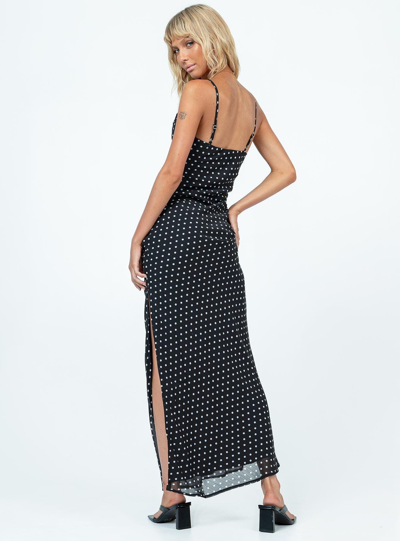 Parnham Maxi Dress Black / White