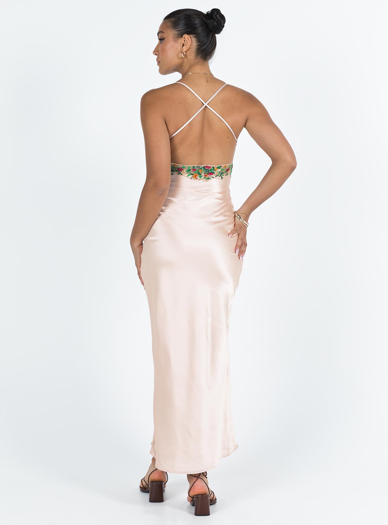 Sadelle Maxi Dress Champagne