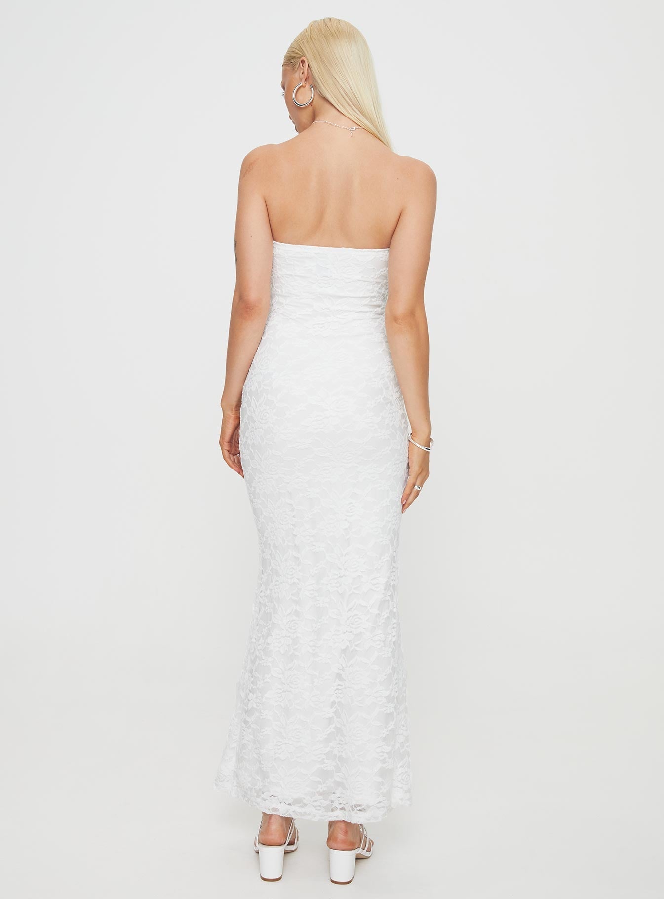 Lavelle Strapless Maxi Dress White