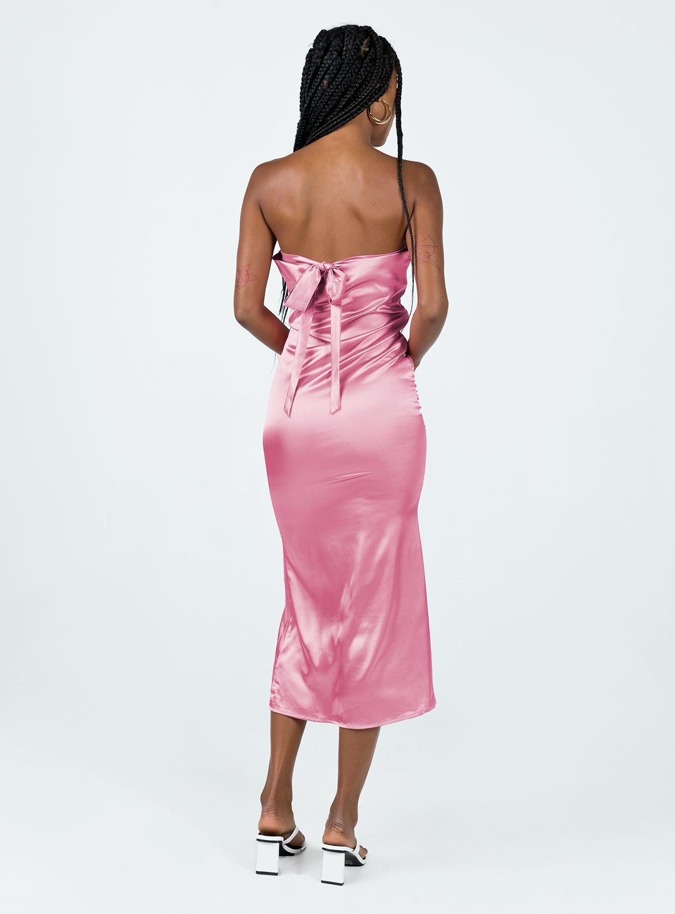 Shaya Strapless Maxi Dress Pink