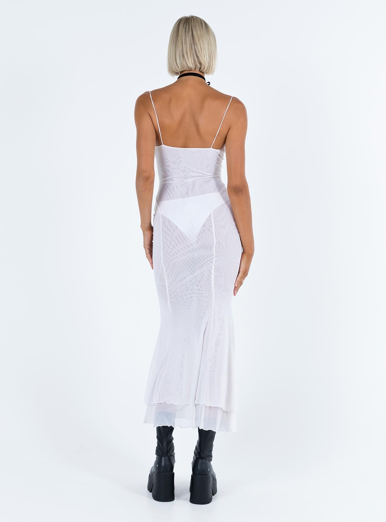 Sikora Vintage Maxi Dress White