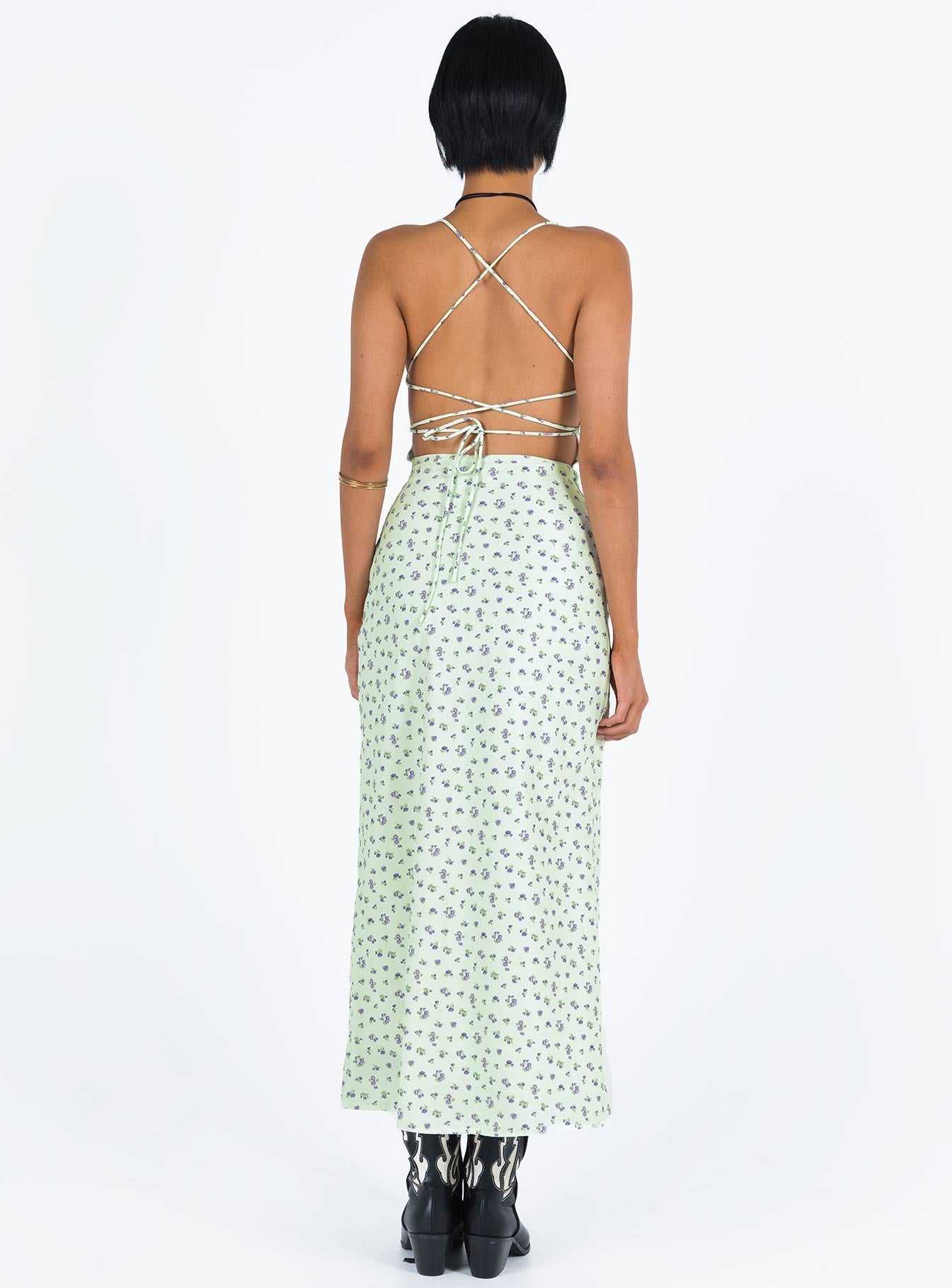 Malabar Maxi Dress Mint / Floral