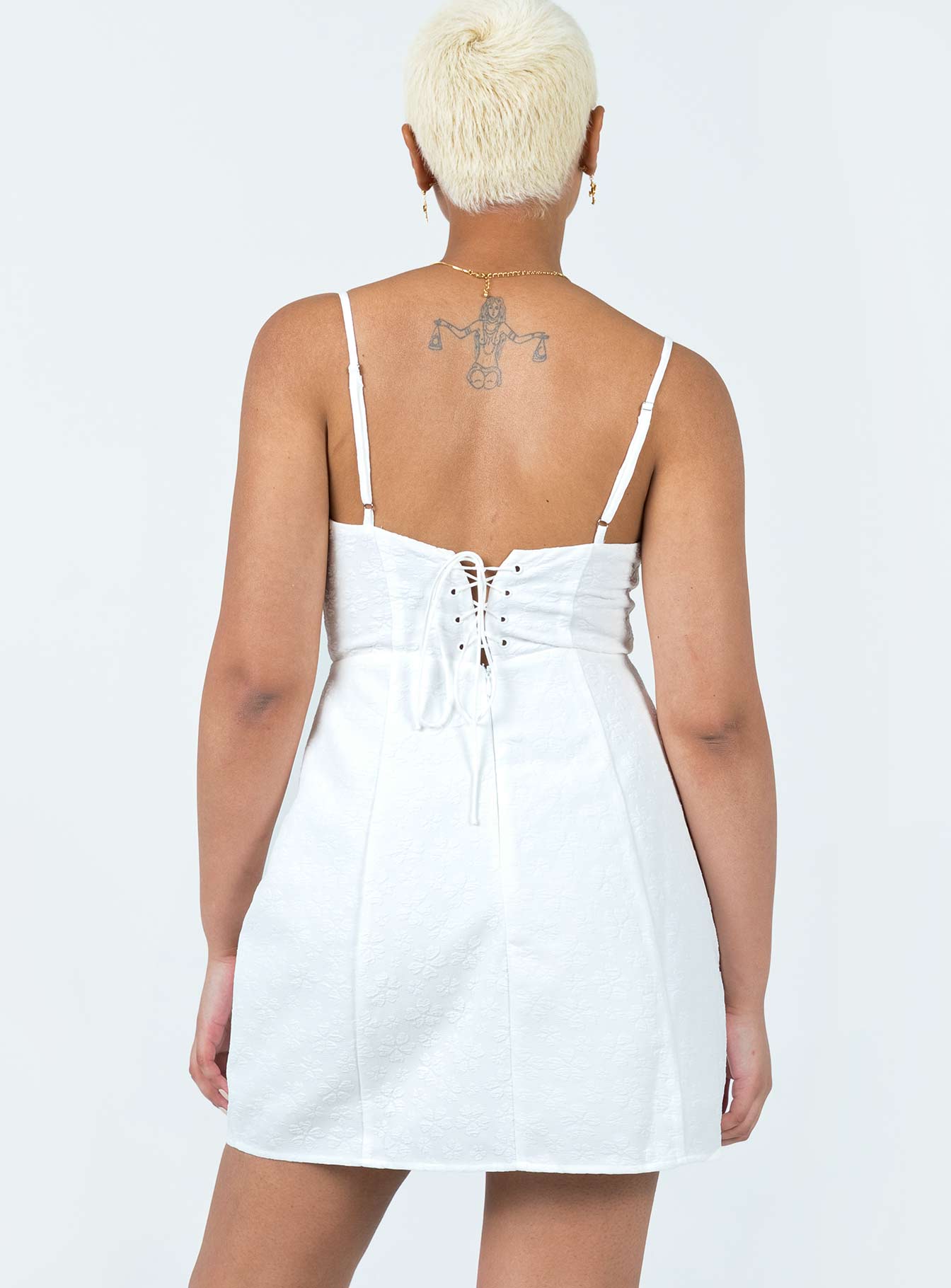 Zora Mini Dress White