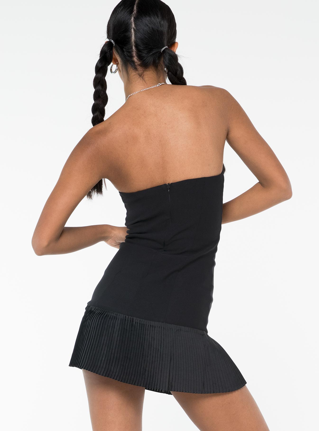 Tetlie Strapless Mini Dress Black