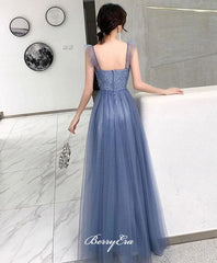 A-line Tulle 2020 Newest Prom Dresses, Long Prom Dresses, Party Prom Dresses