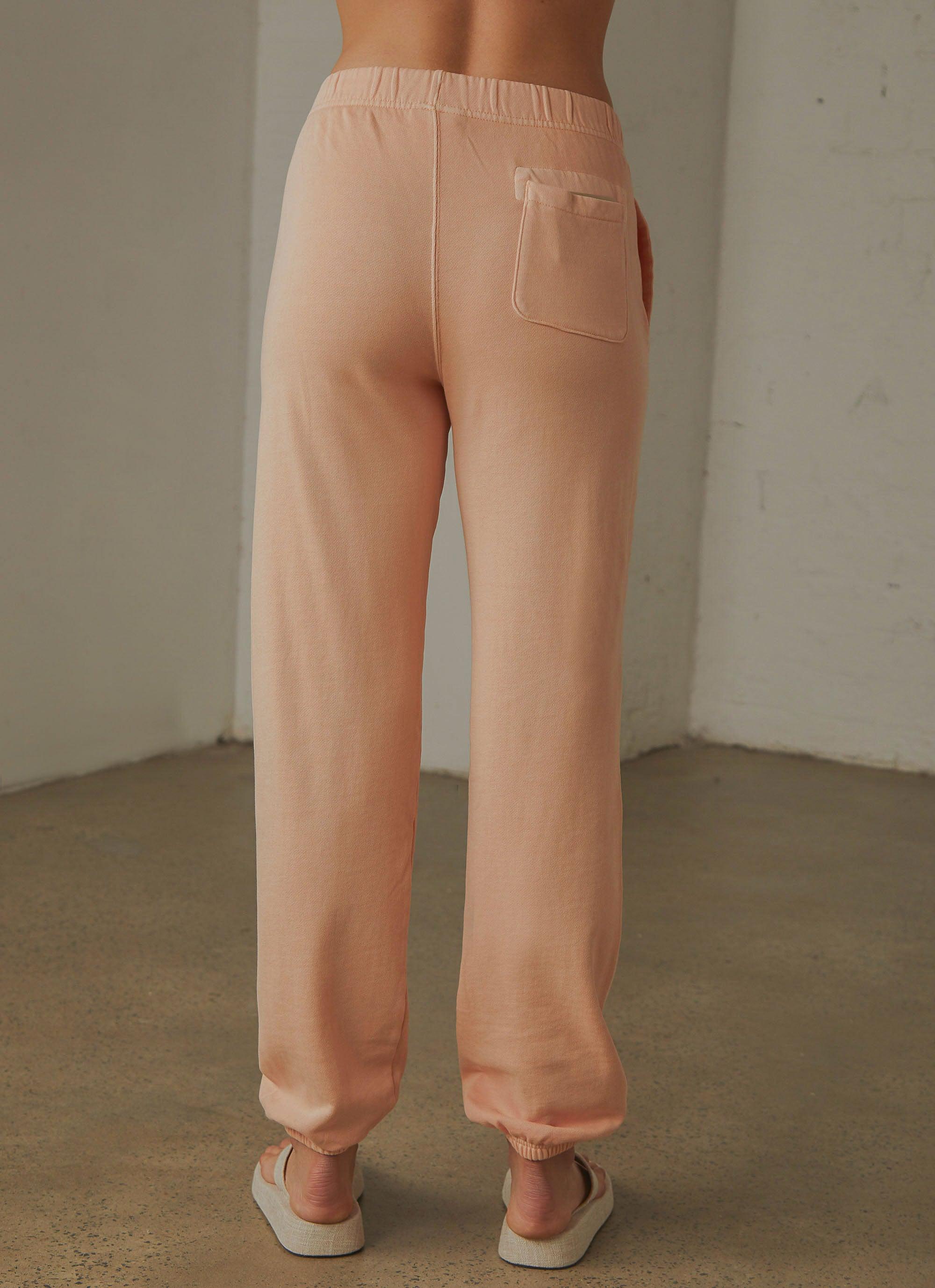 Vintage Dye Boyfriend Jogger - Certan Peach