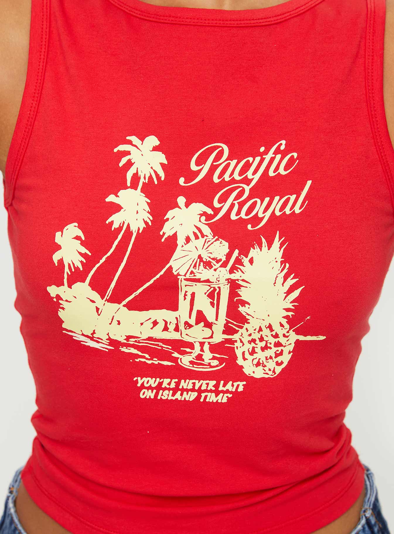 Pacific Royal Tank Top Red