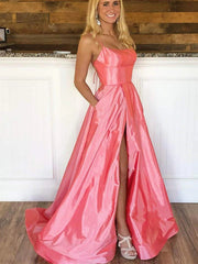 Popular 2020 Newest Long Prom Dresses, Evening Party A-line Long Prom Dresses