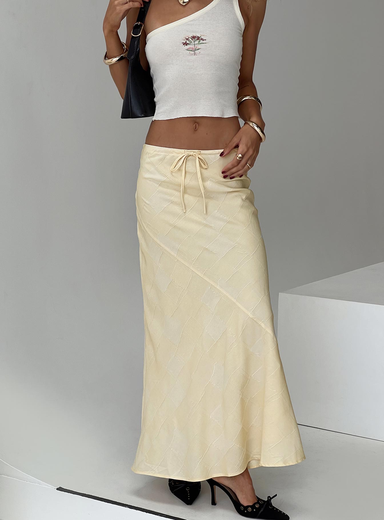 Radiance Maxi Skirt Yellow