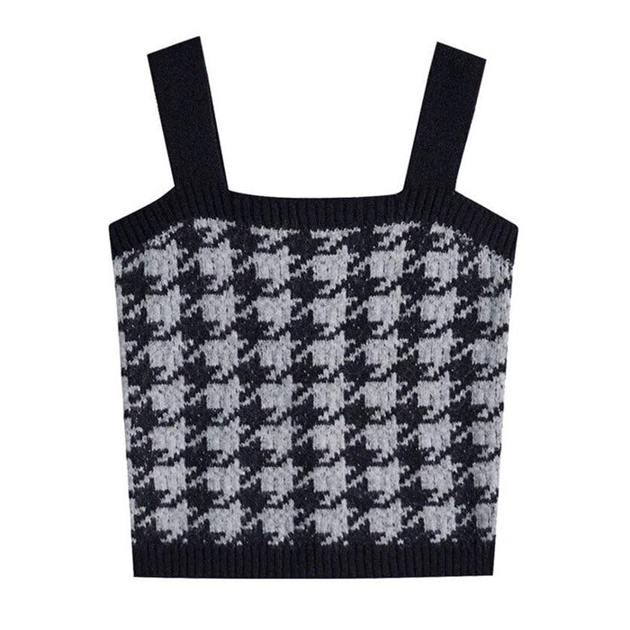 Dogtooth Check Top & Sweater Co-Ord