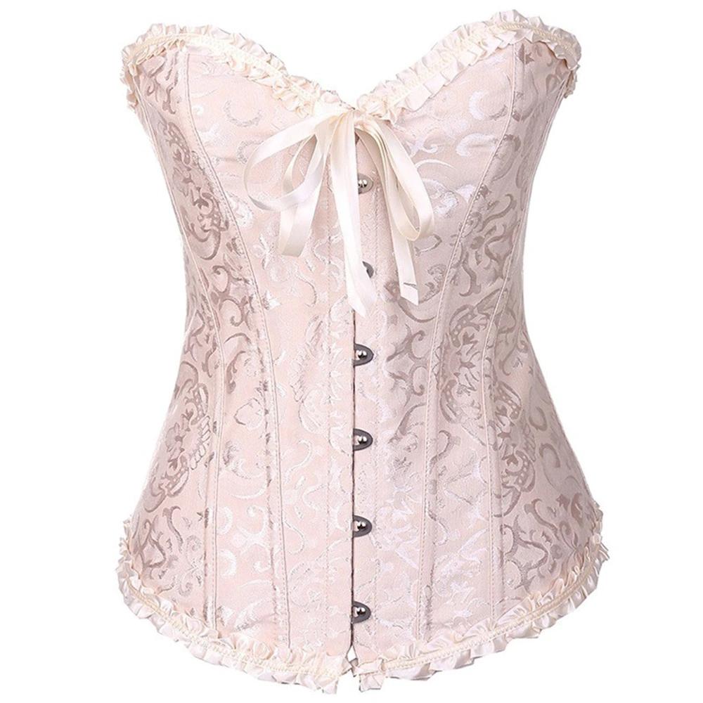 Flora Vintage Lace Up Bustier