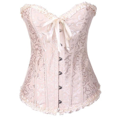 Flora Vintage Lace Up Bustier